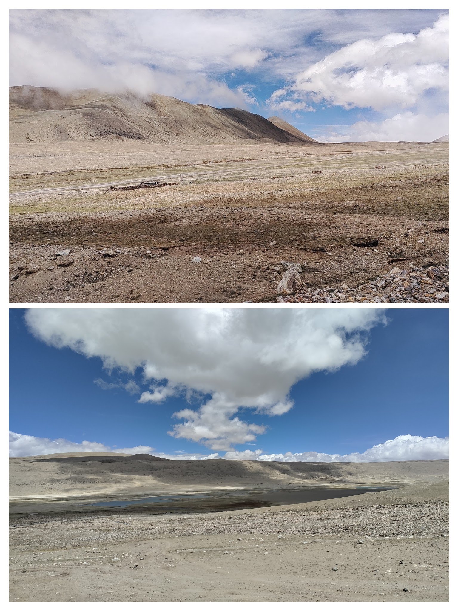 Barren landscapes of North Sikkim